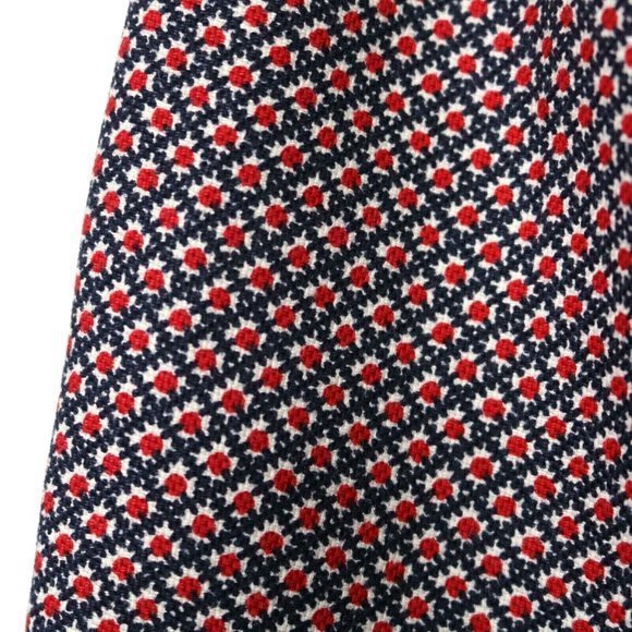 Talbots Heritage Slim Skinny Crop Pants High Rise Red‎ Blue Stretch 8 - Picture 11 of 12